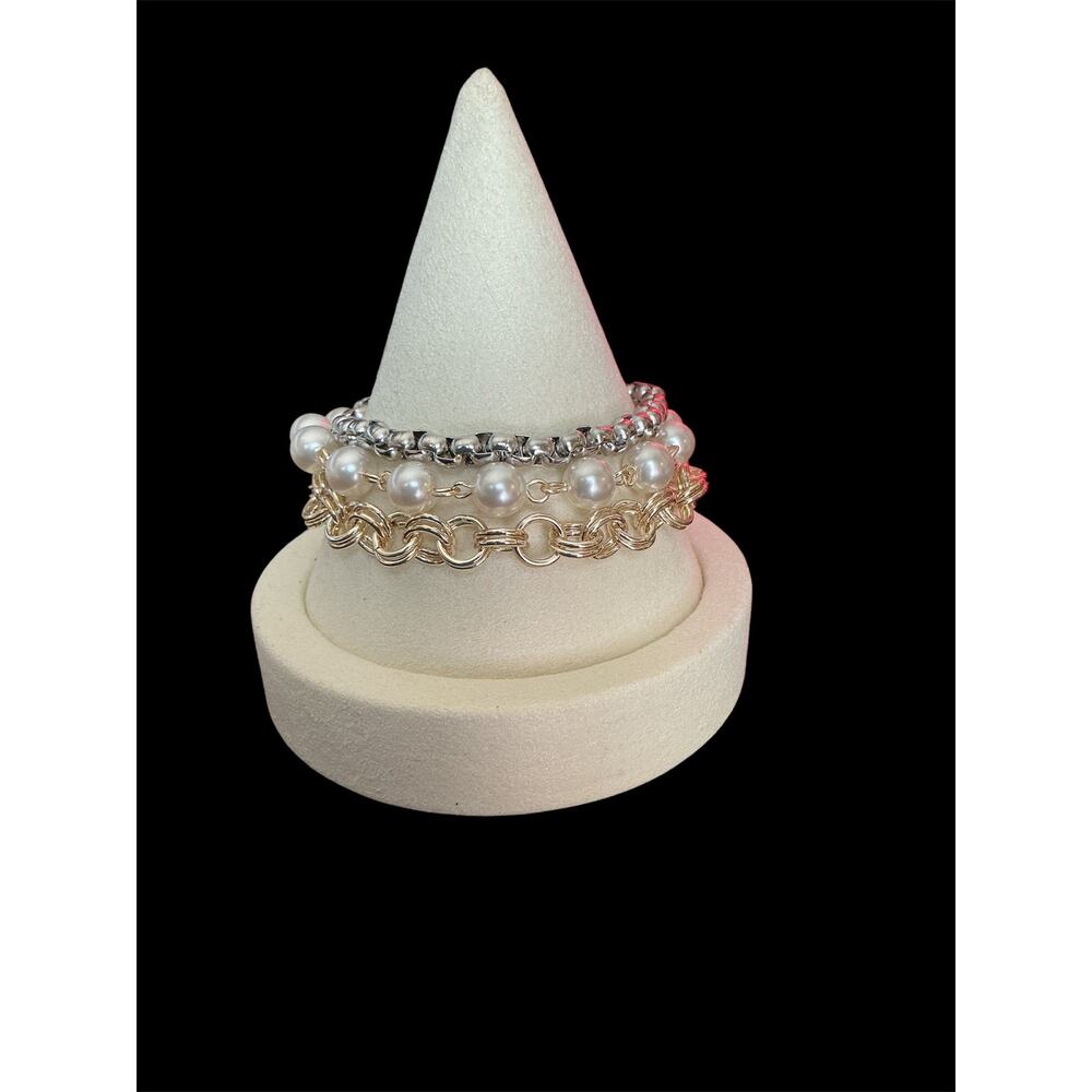 3 Strand Bracelet with Magnetic Closure
